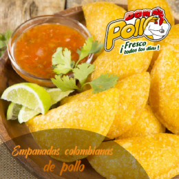 Empanadas de pollo colombianas